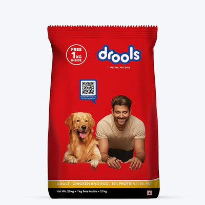 Drools Chicken and Egg Adult Food  With Free 1.2 kg