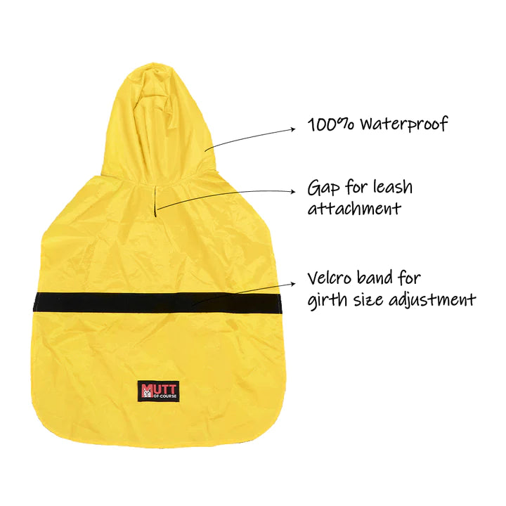 Yellow Raincoat for dogs