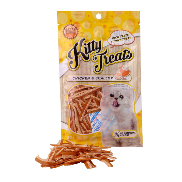Kitty Treats Chicken With Scallop Flavour