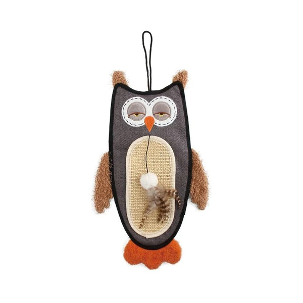 Owl Cat Scratcher with catnip