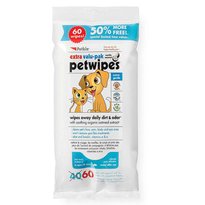 Petwipes Value-Pack 60 wipes Success