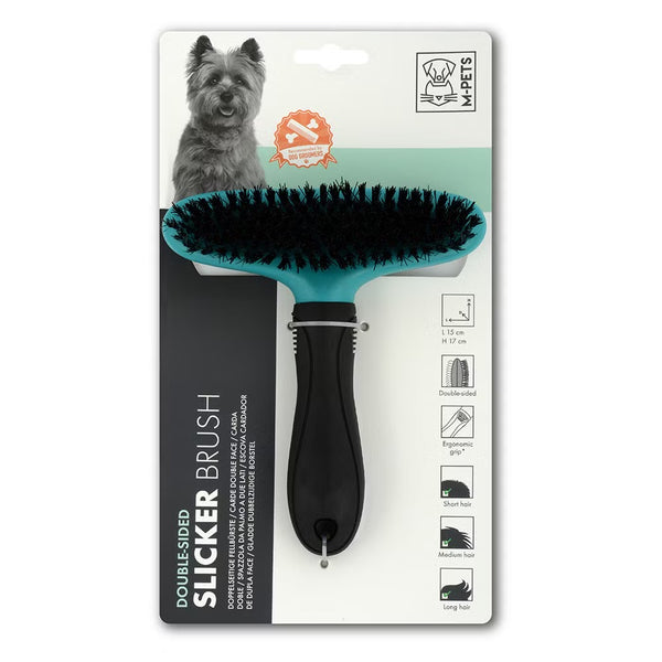 M-Pets Double Sided Slicker Brush