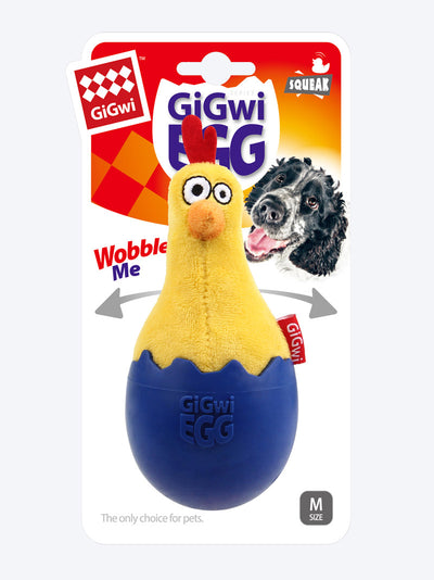 Gigwi EGG Wobble Fun Cock- TPR & Plush combination
