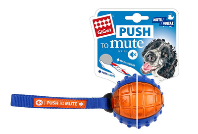 Regular Ball 'Push To Mute' Blue/Orange Solid Medium