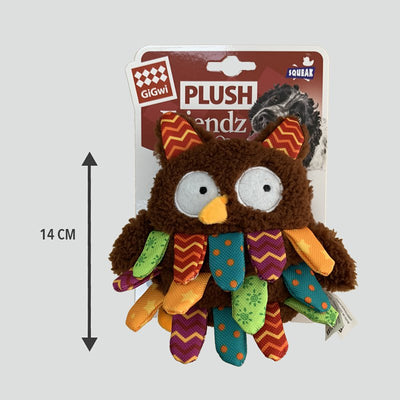 Owl 'Plush Friendz' with squeaker