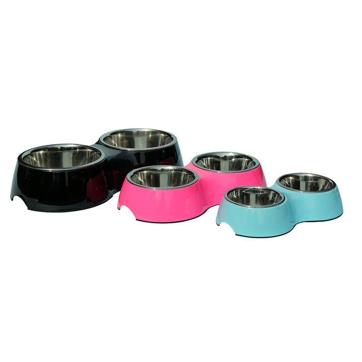 Melamine Double Diner  for dogs