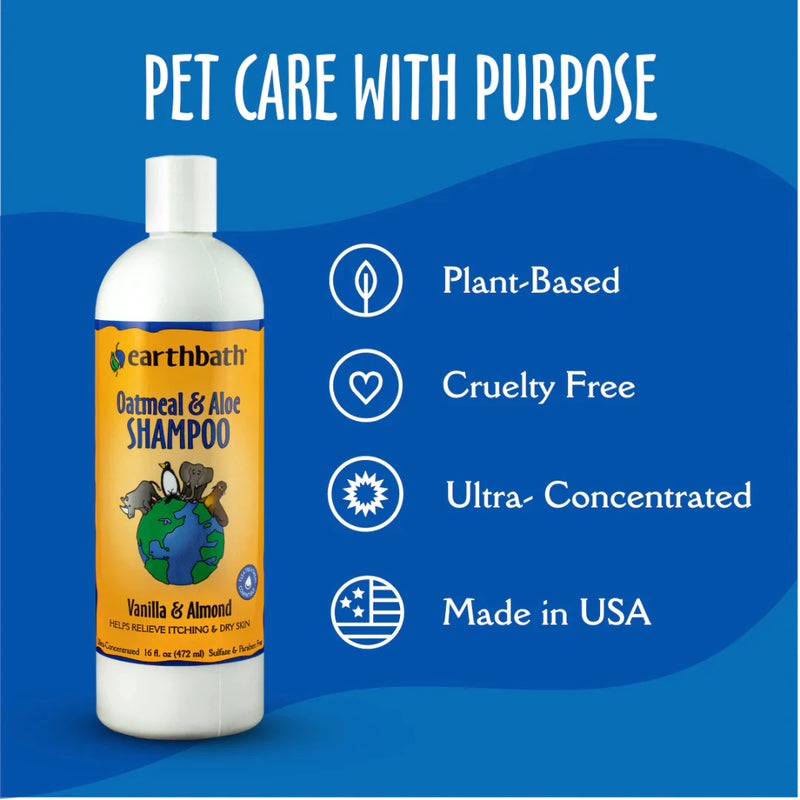 Oatmeal & Aloe Shampoo (Vanilla & Almond)(472ml)