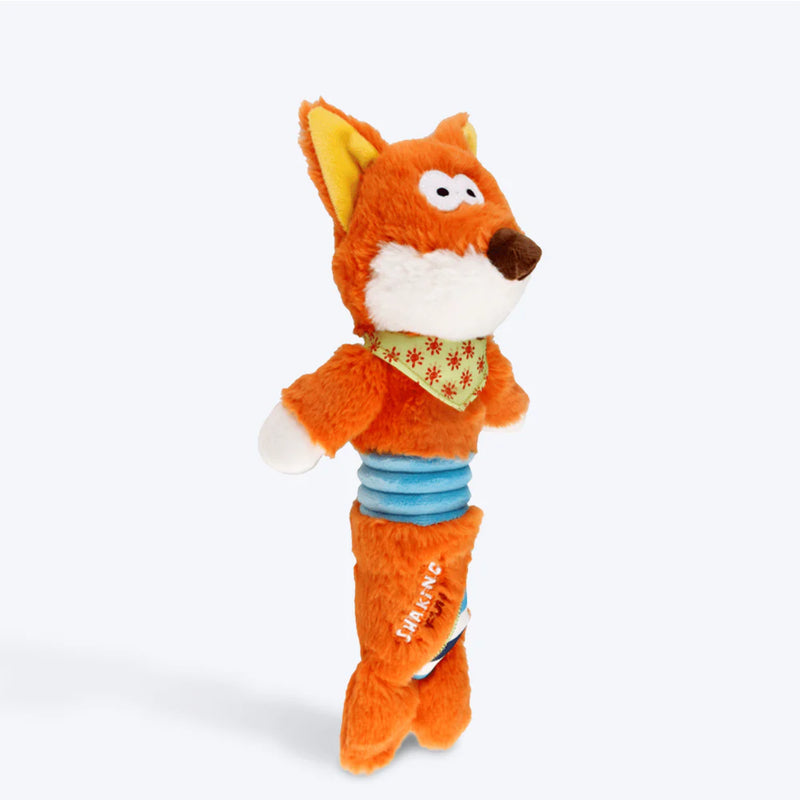 Shaking Fun -Fox-plush dog toy with squeaker inside