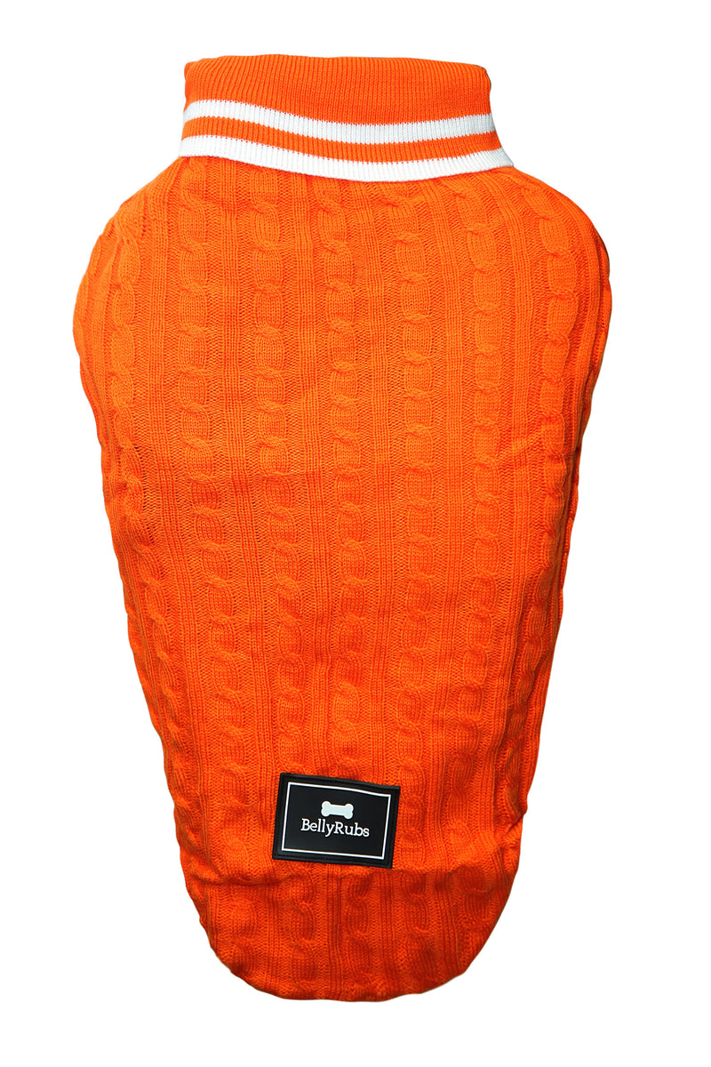 Knit Me Up Sweater- Orange