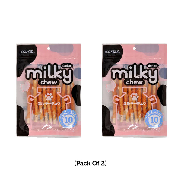 Milky Chew Chicken Stick Style Pack of 02(10pcs each)