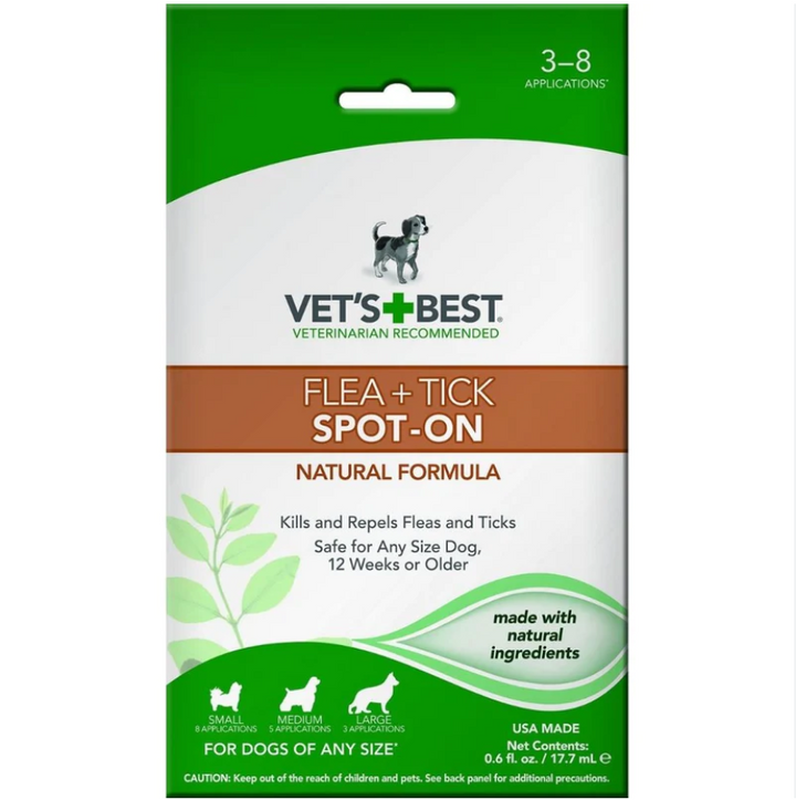 Natural Spot On Flea Repellent for Dogs