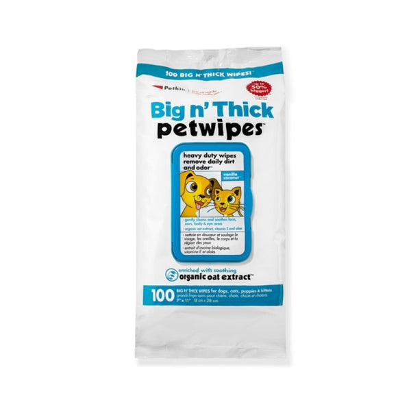 Big n Thick Pet Wipes(100 Wipes)