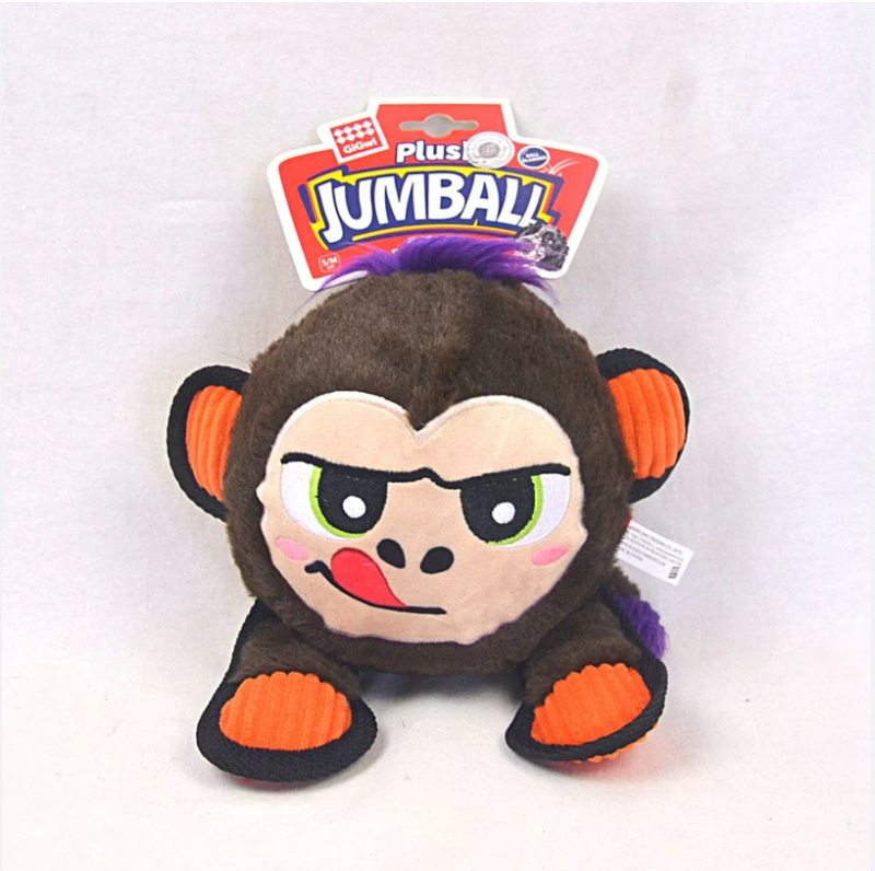 Plush JUMBALL (M) - Brown Monkey