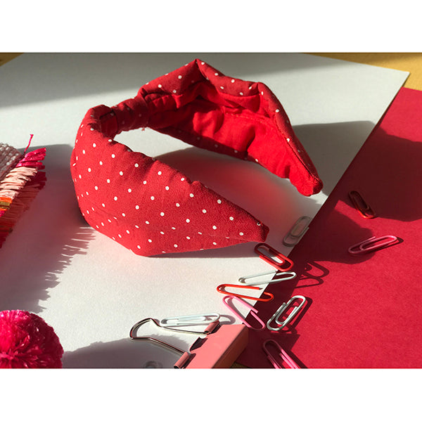 Red Polka Dot Hair Band