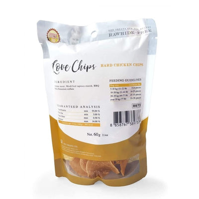 LOVE Hard Chicken Chips Pack of 2(60gms each)