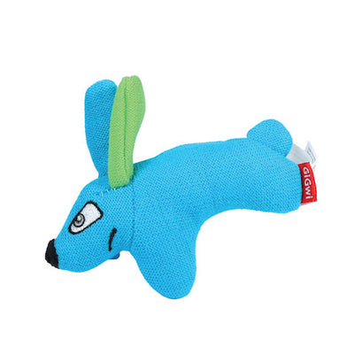 Puffer Zoo Rabbit Knitted Fabric Blue Small